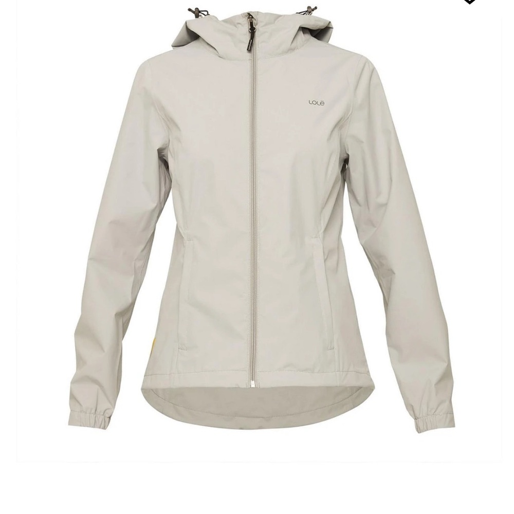 Lole Lainey Women's Light Gray rain jacket,size XL